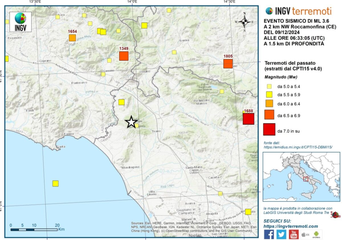 Terremoto Caserta