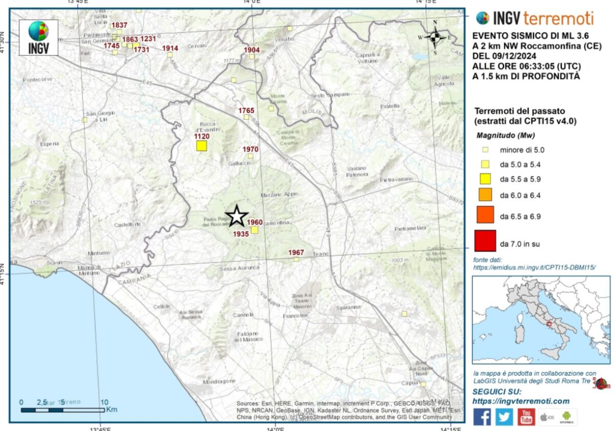 Terremoto Caserta