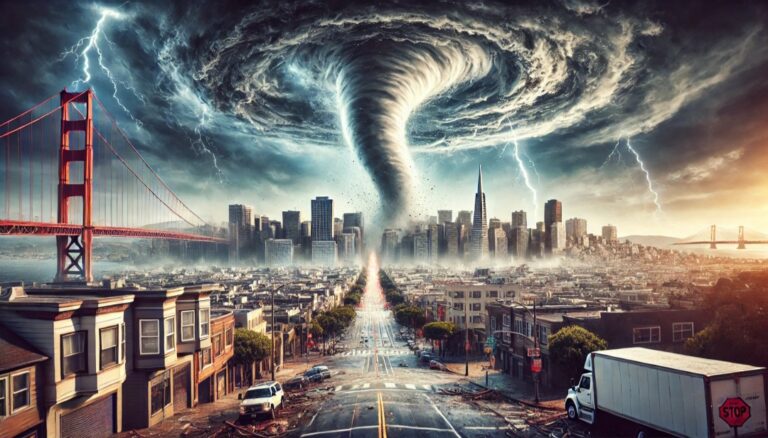 Allerta tornado a San Francisco