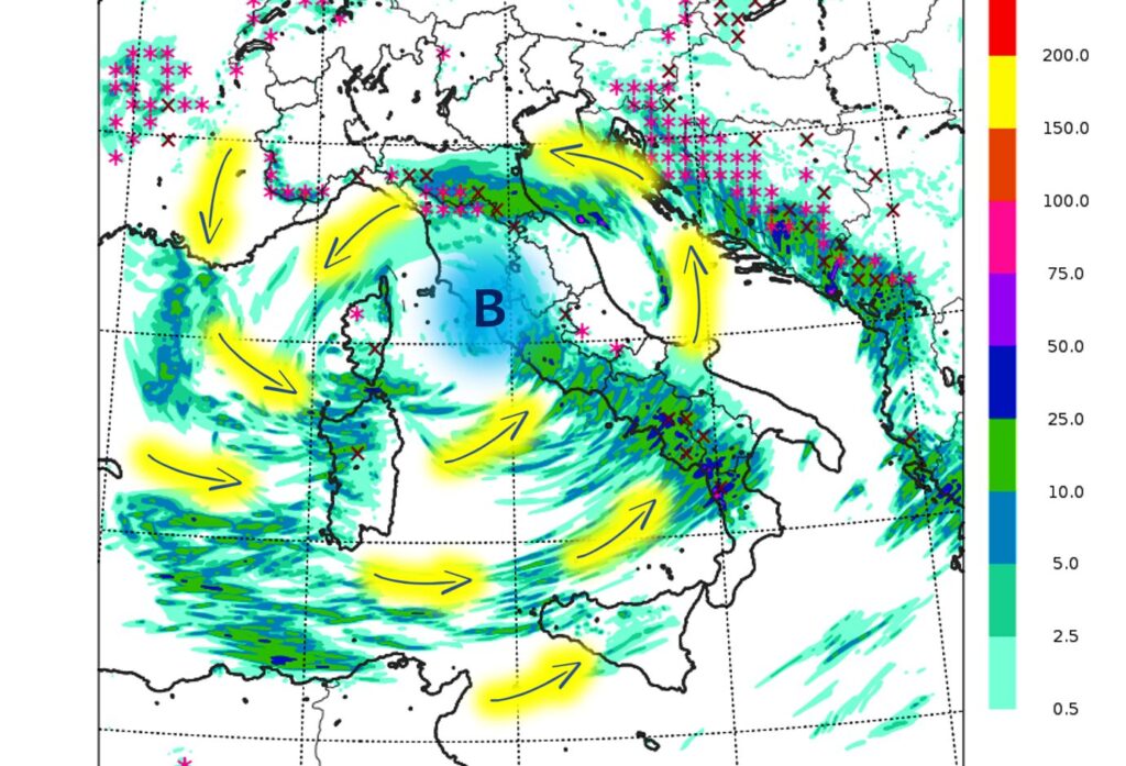 allerta meteo ciclone artico italia