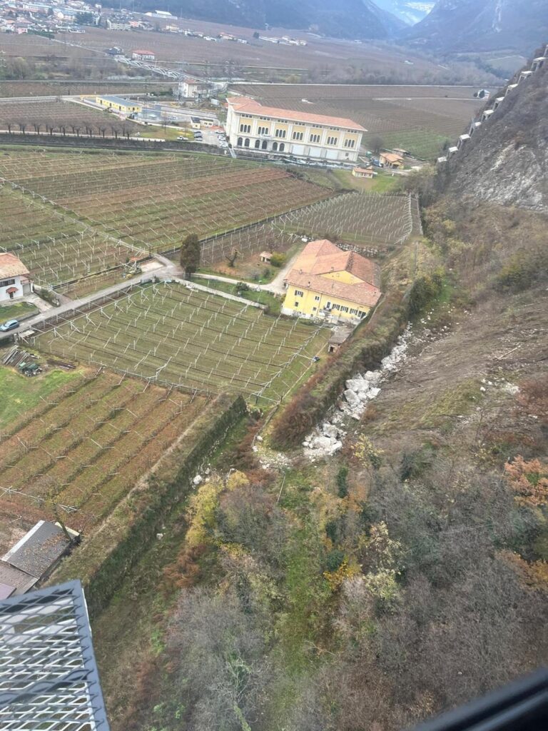 frana Ischia di Mezzocorona trentino