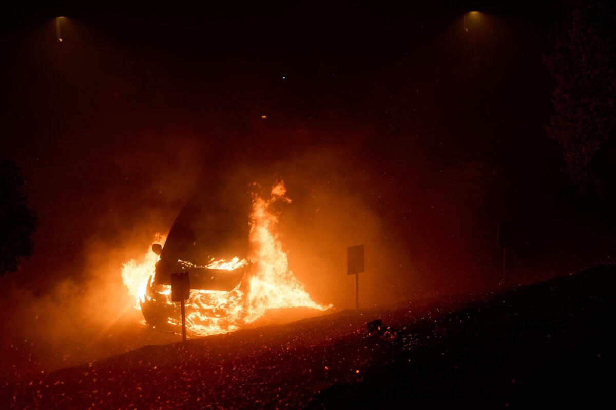 incendio Franklin Fire california