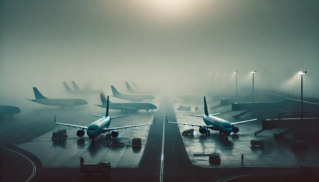 nebbia aeroporto