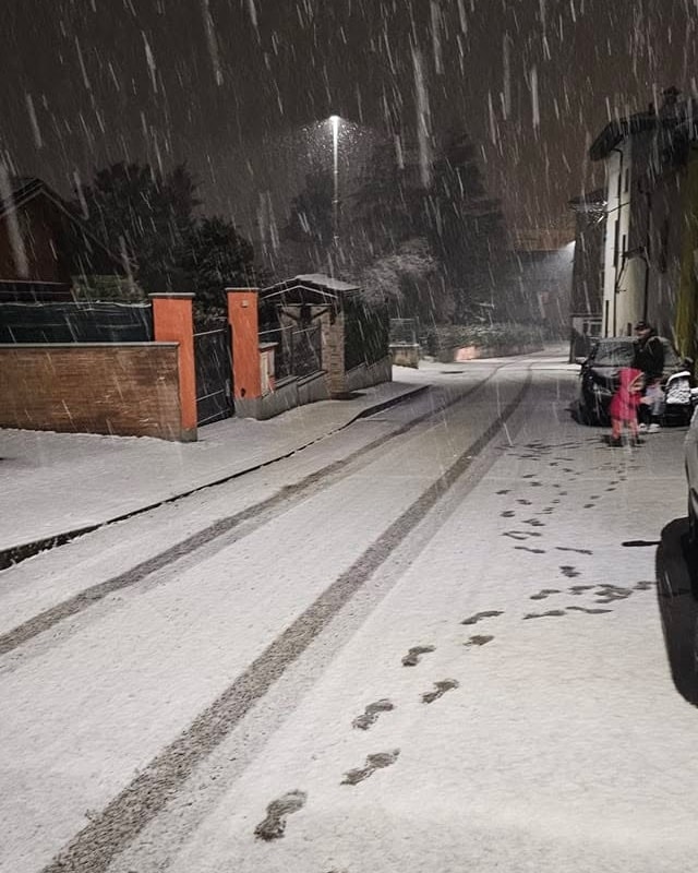 neve oltrepò pavese lombardia