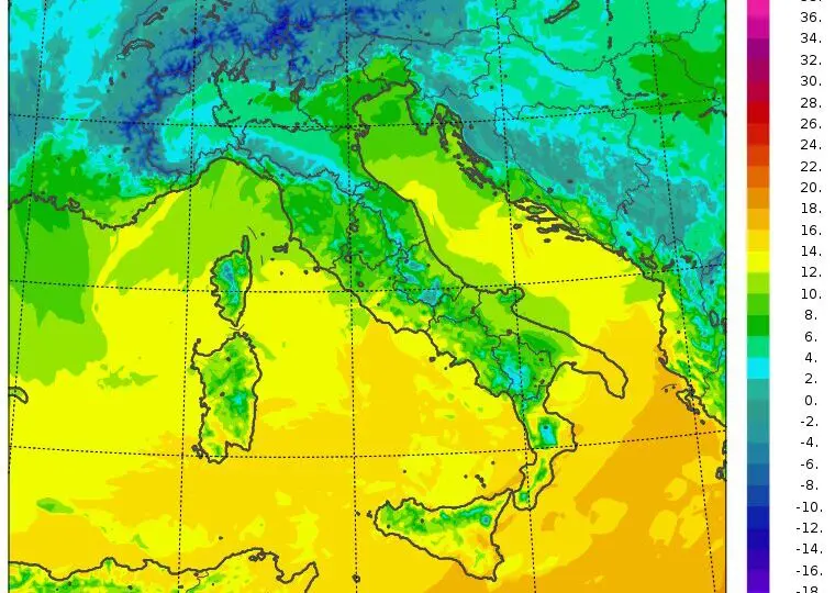 temperature massime 10 dicembre