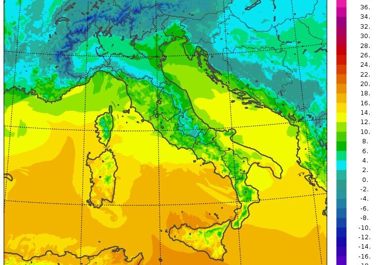 temperature massime 14 dicembre