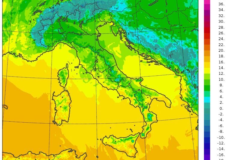 temperature massime 2 dicembre