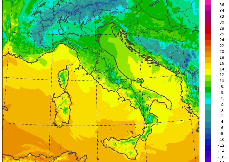 temperature massime 7 dicembre