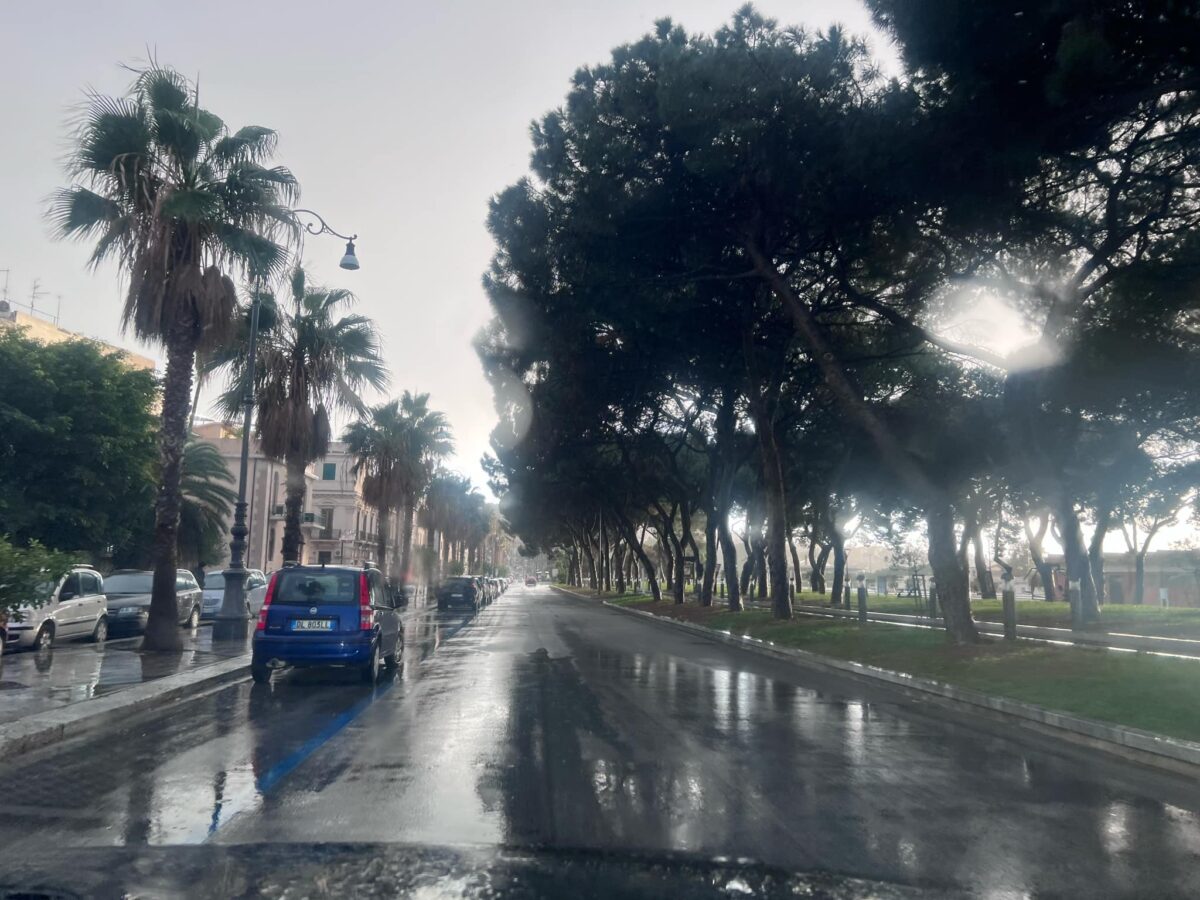 temporale reggio calabria arcobaleno