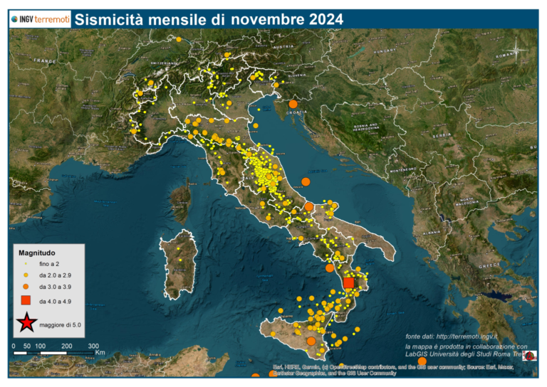 terremoti novembre 2024