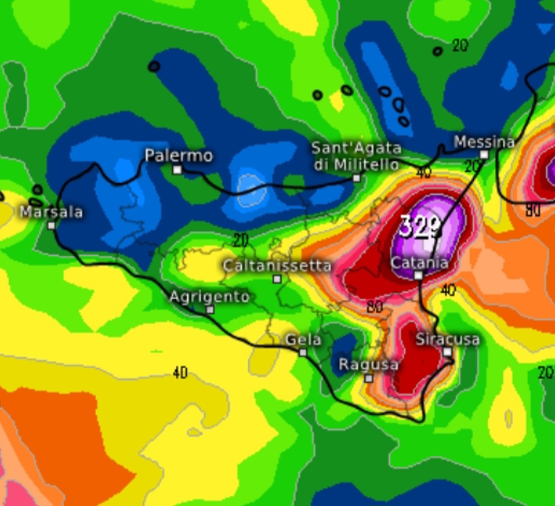 Maltempo estremo Sicilia