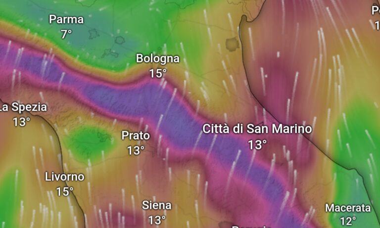 Venti tempestosi Romagna