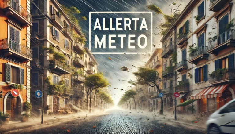 allerta meteo burrasca vento forte oggi domani