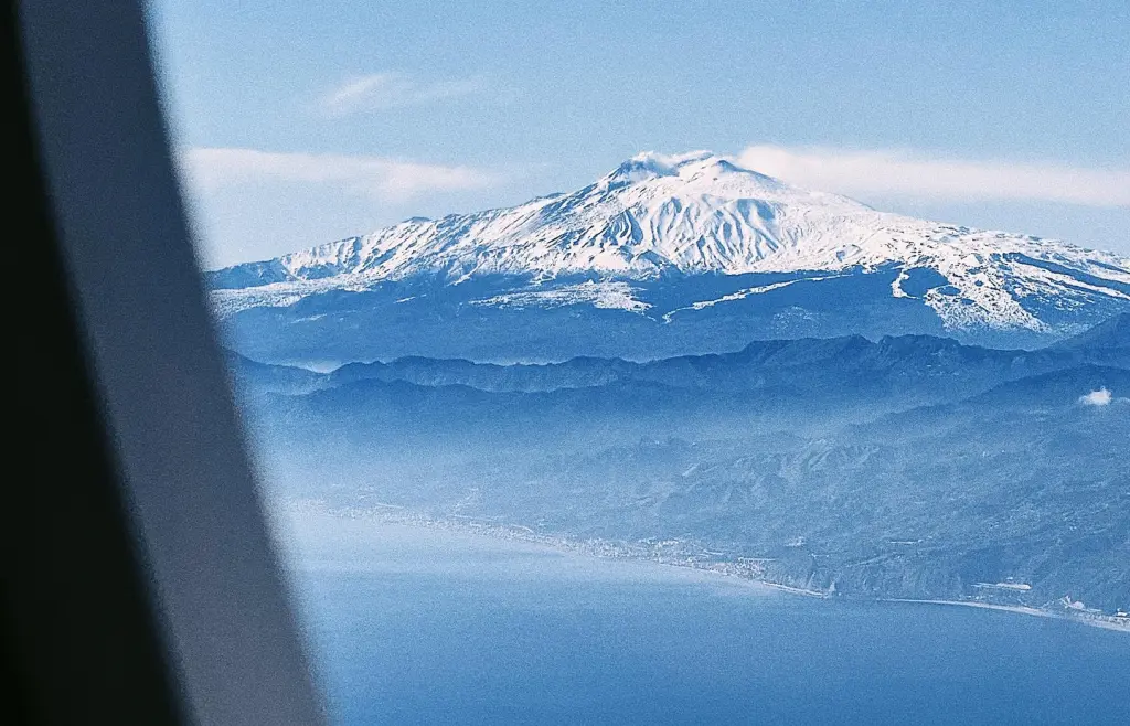 etna dall'aereo