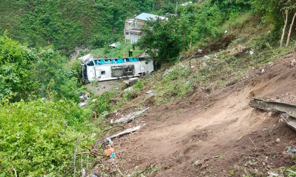 incidente autobus colombia