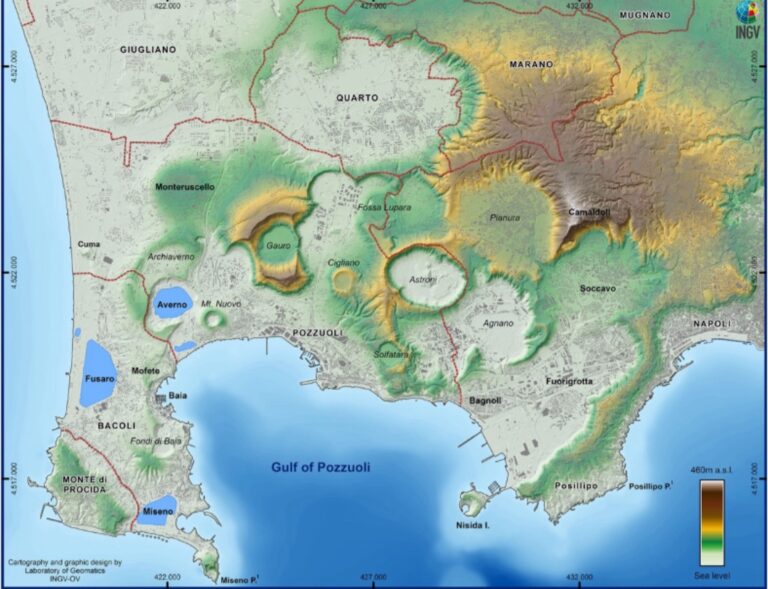 Mappa Campi Flegrei INGV