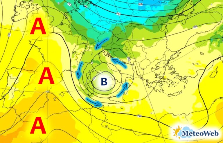 allerta meteo ciclone freddo weekend