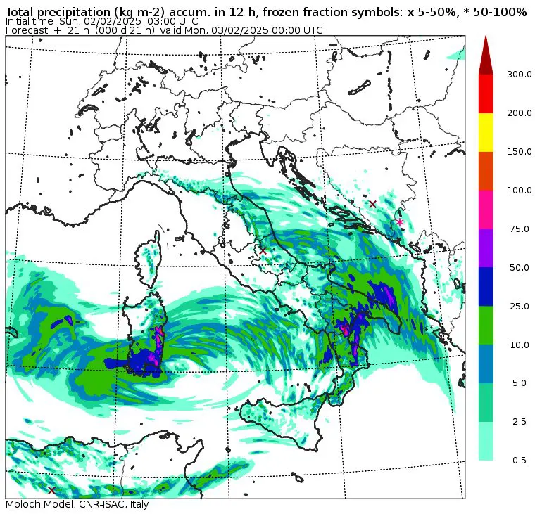 allerta meteo domenica sera