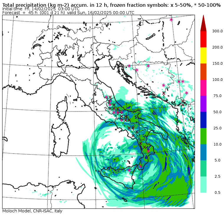 allerta meteo sabato 15 febbraio sera