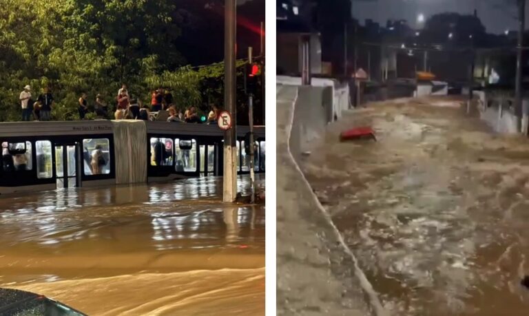 maltempo alluvione san paolo brasile tempesta