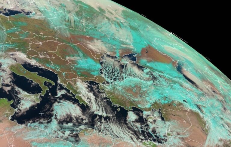 satellite meteo ondata gelo europa 22 febbraio 2025