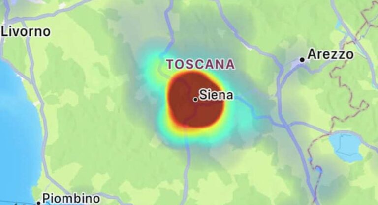 terremoto siena